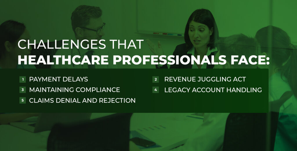 Challenges that healthcare professionals face