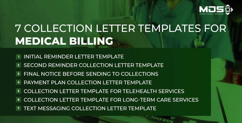 7 Collection letter templates for medical billing